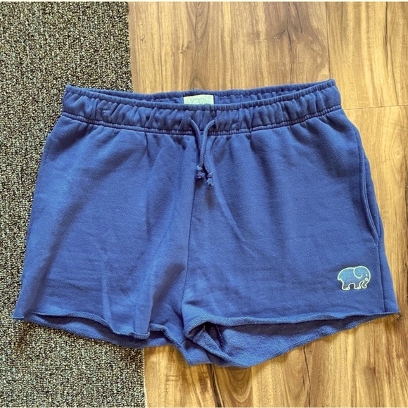 ivory ella Pants - IVORY ELLA 🐘 100% ORGANIC COTTON NAVY BLUE ELEPHANT SHORTS Women’s XXL or 18